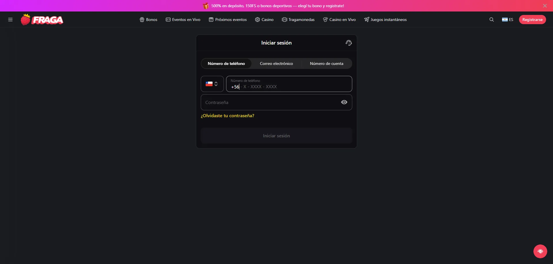 Términos y condiciones del bono Fraga Casino — requisitos de apuesta